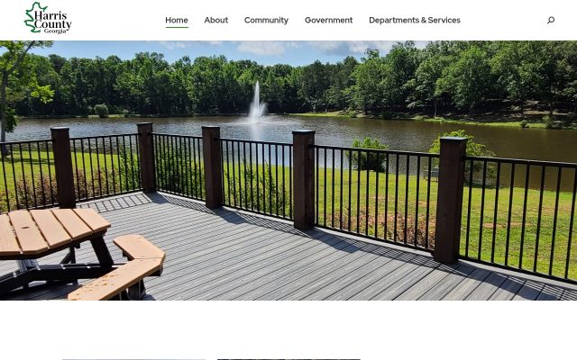 Screenshot of Harris County Jail website