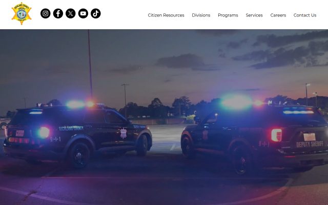 Screenshot of Alvin S. Glenn Detention Center website